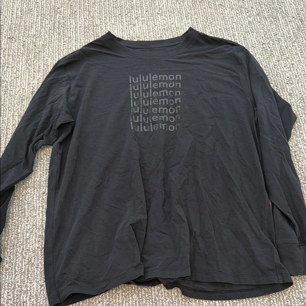 Lululemon Black Long Sleeve Shirt